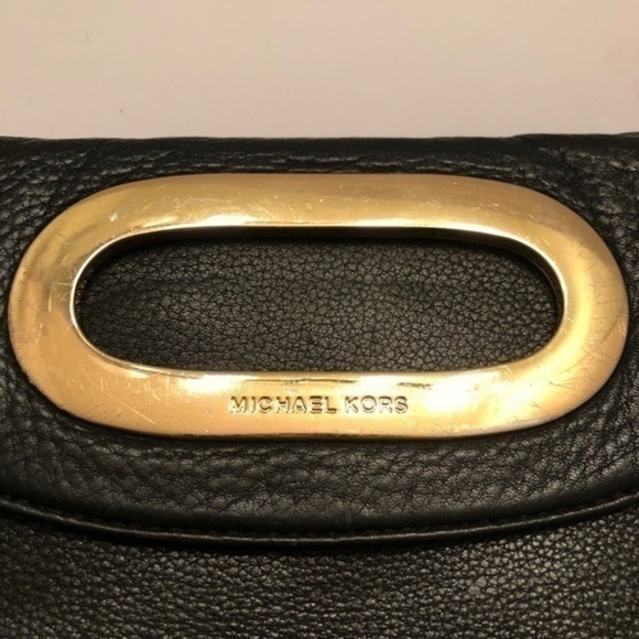 Michael kors black leather crossbody bag - Picture 2 of 10